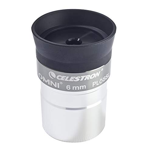 Celestron 93317 Omni Series 1.25 inch / 6mm Eyepiece, Black/Silver von Celestron