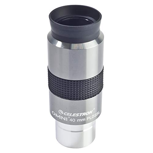 Celestron 93325 Omni Series 1.25 inch / 40mm Eyepiece, Black/Silver von Celestron