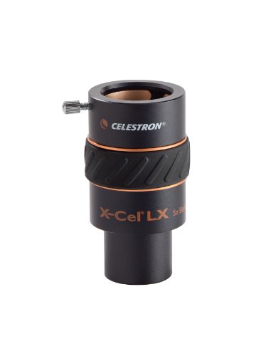 Celestron 93428 1,25'' X-Cel LX 3x Barlowlinse – Schwarz von Celestron