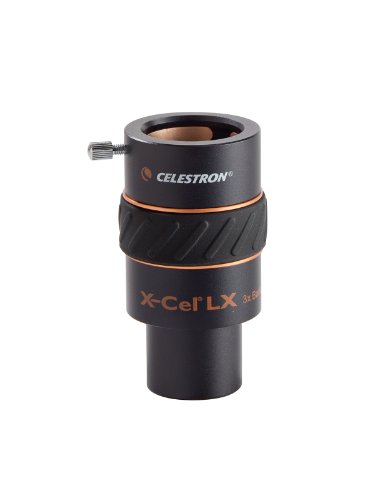 Celestron 93428 1.25 Zoll X-Cel LX 3X Barlow-Linse, Schwarz von Celestron