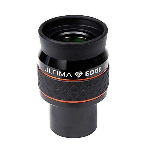 Celestron 93451 Ultima Edge 15 mm Parfokales Ultra-Flachfeld-Okular für 1,25 Zoll Fokussierer – Gestochen scharfe Sicht, voll vergütete Linsen, geformter Gummigriff, Schwarz von Celestron