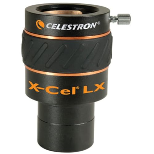 Celestron 93529 1.25 Inch X-Cel LX 2X Barlow-Linse, Schwarz von Celestron