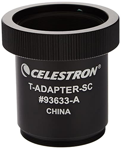 Celestron 93633-A SLR-oder DSLR-T-Adapter (C5, 6, 8, 9.25, 11, 14), Schwarz von Celestron