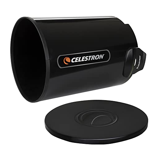 Celestron Aluminium-Teleskop-Tauschild mit Abdeckkappe – passend für 20,3 cm Schmidt Cassegrain, EdgeHD und RASA Teleskope von Celestron