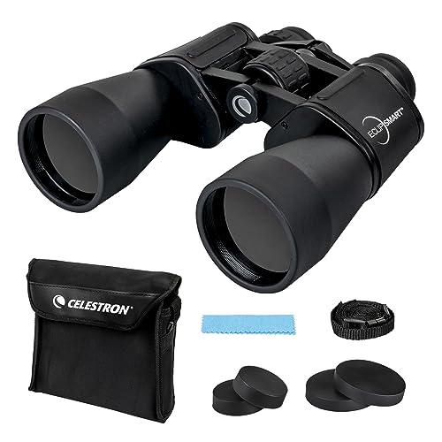 Celestron – EclipSmart Safe Solar Eclipse Fernglas – Großes und leistungsstarkes 12 x 50 mm Solar-Fernglas – Exklusives Solar-Fernglas – Kristallklare Sicht auf die Sonne, Sonnenfinsternisse, Transite von Celestron