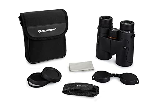 Celestron 72322 Nature DX 8x42 Outdoor and Birding Binoculars, Fully Multi-Coated with BaK-4 Prisms, Rubber Armoured, Fog & Waterproof von Celestron