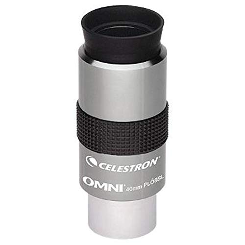 Celestron Omni 40mm Plössl Okular (Thread-in Filters 1,25 Zoll) mit 43° Gesichtsfeld von Celestron