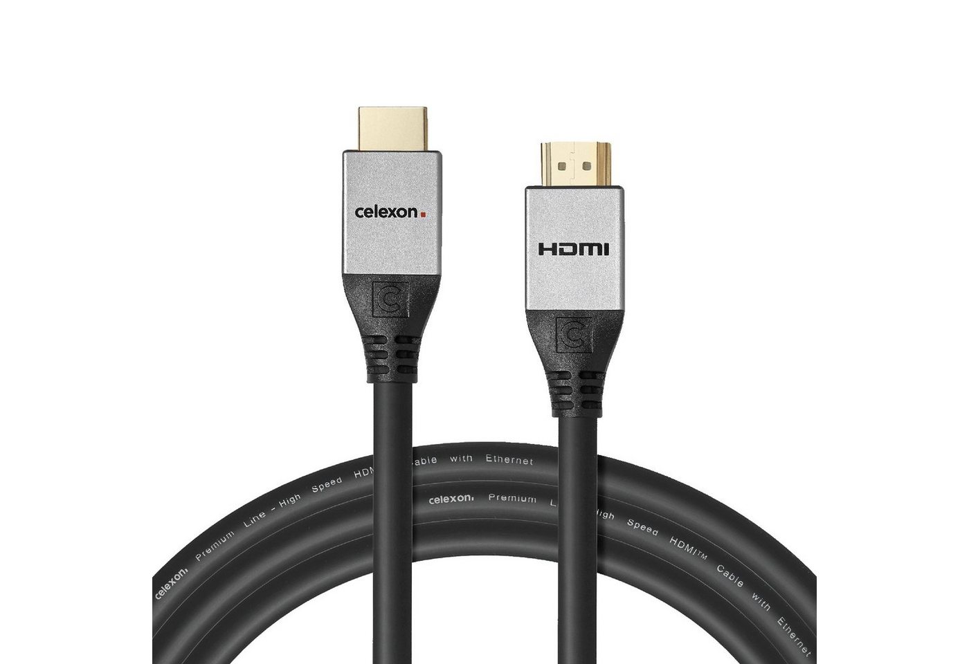 Celexon Aktives HDMI Kabel mit Ethernet - 2.0a/b 4K 15,0m HDMI-Kabel, (1500 cm), Professional Line mit aktivem Signalverstärker von Celexon