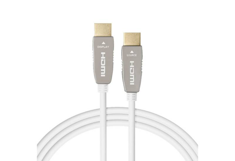 Celexon Aktives UHD Optical Fibre HDMI 2.0b Kabel HDMI-Kabel, (1000 cm), unempfindlich gegen äußere Störeinflüsse von Celexon