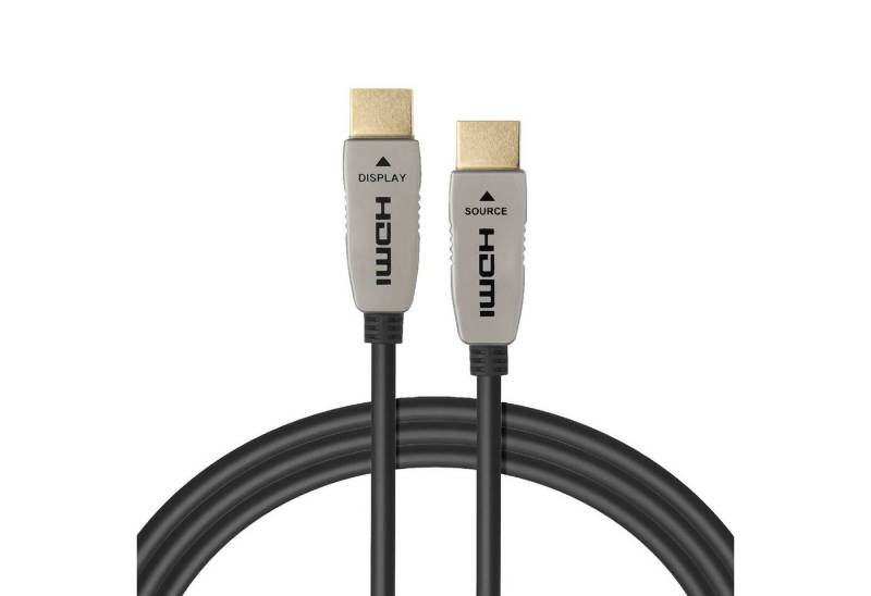 Celexon Aktives UHD Optical Fibre HDMI 2.0b Kabel HDMI-Kabel, (1500 cm), unempfindlich gegen äußere Störeinflüsse von Celexon