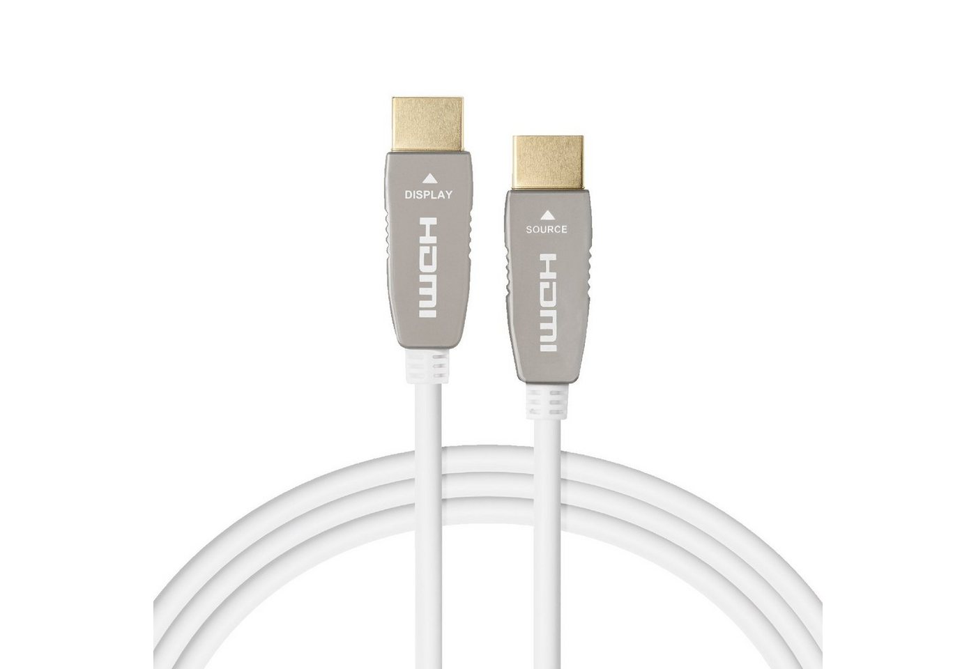 Celexon Aktives UHD Optical Fibre HDMI 2.0b Kabel HDMI-Kabel, (5000 cm), unempfindlich gegen äußere Störeinflüsse von Celexon