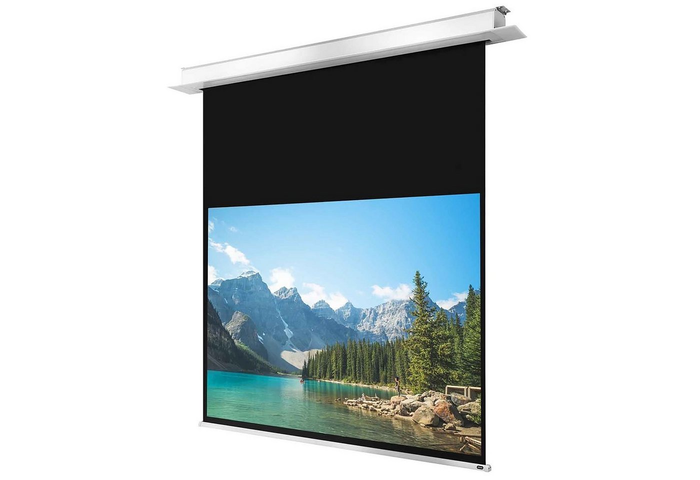 Celexon Deckeneinbau Pro+ Motorleinwand (schwarze Rückseite) von Celexon