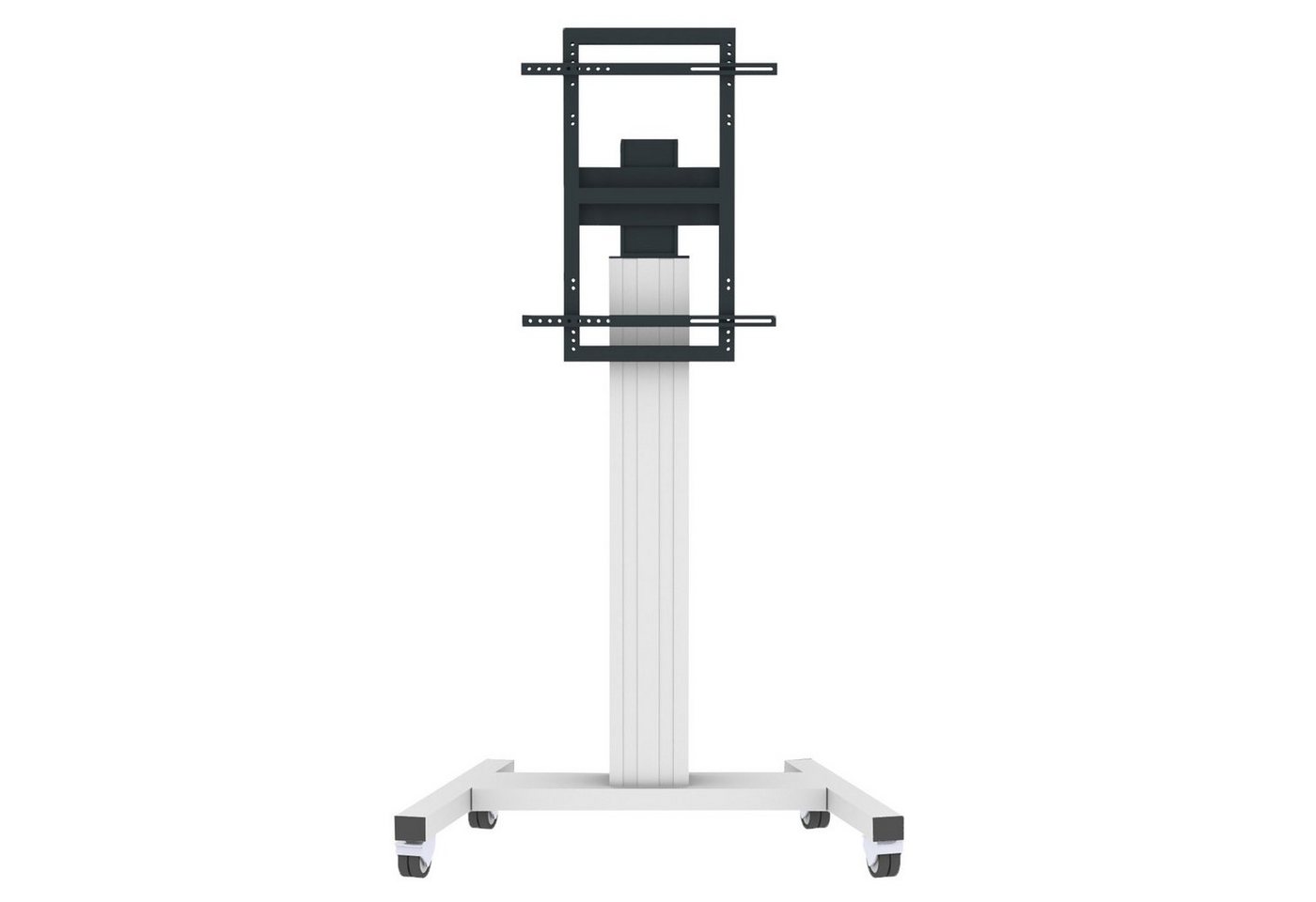 Celexon Display-Rollwagen Fixed-42100M-LP Monitorständer, (bis 100 Zoll, 90° drehbar, max VESA 800 x 600, silber) von Celexon