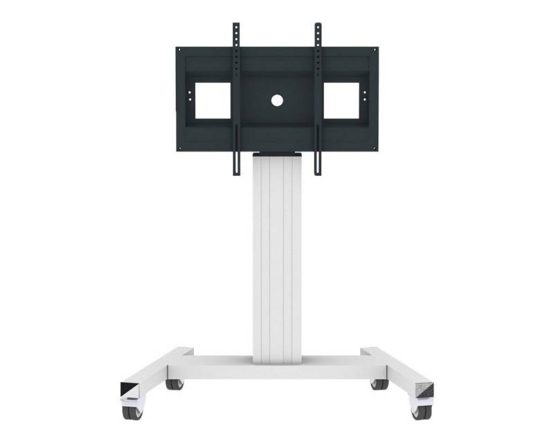 Celexon Display-Rollwagen Fixed-42100M Monitorständer, (bis 100 Zoll, max VESA 800 x 600, silber) von Celexon