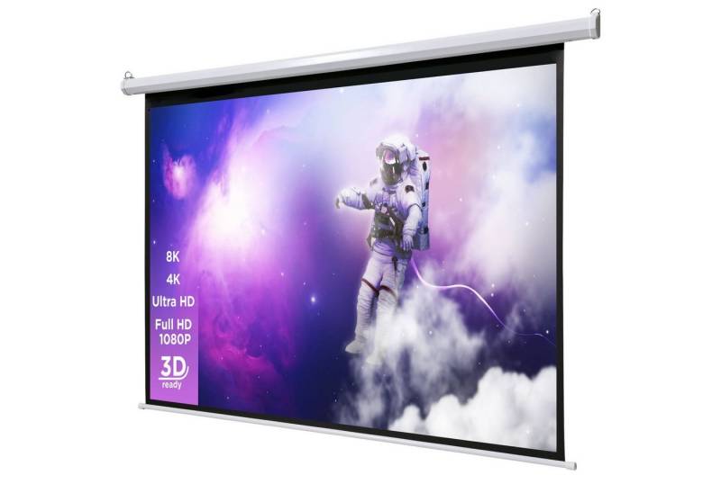 Celexon basic line Motorleinwand (schwarze Rückseite) von Celexon