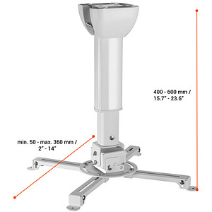 celexon Beamer-Deckenhalterung MultiCel 4060 Pro weiß von Celexon