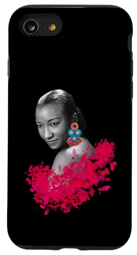 Celia im Vintage-Look Hülle für iPhone SE (2020) / 7 / 8 von Celia Cruz