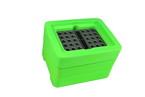 CellCamper 2-3714 Midi Kühlbox mit Alublock für 30 mL x 1.5 mL Reaktionsgefäße (1-er Pack) von CellCamper