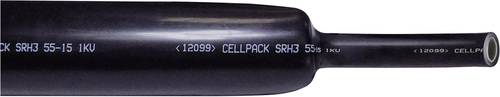 CellPack 127416 Schrumpfschlauch mit Kleber Schwarz 8mm 2mm Schrumpfrate:3:1 1St. von CellPack