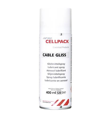 CellPack CABLE GLISS/400ml/SPRAY Gleitmittelspray Herstellerfarbe Transparent 124050 1St. von CellPack