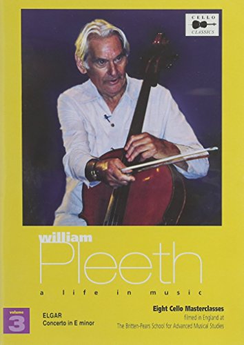 William Pleeth Masterclass Vol. 3 - Elgar - Concerto In E Minor [DVD] [1996] von Cello Classics (in-Akustik)