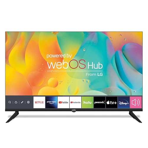 CELLO 43" Smart TV LG WebOS Full HD Fernseher mit Triple Tuner S2 T2 FreeSat Bluetooth Disney+ Netflix Apple TV+ Prime Video von Cello