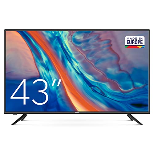 Cello C4320DVBDE 43" (109 cm Diagonale) Full HD LED TV Neues 2021 Modell, Schwarz von Cello