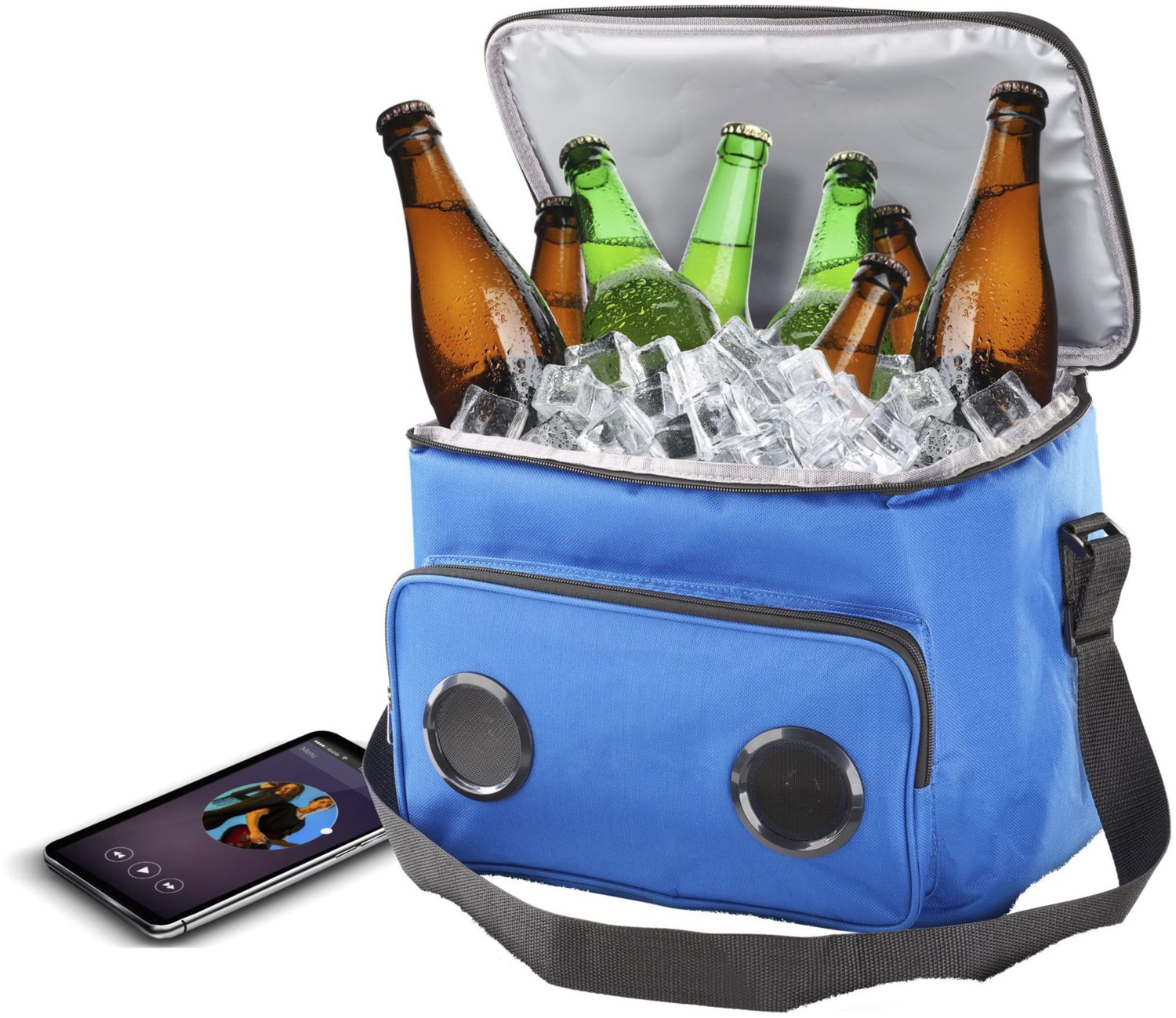 60442 BT Cooler Bag Bluetooth-Lautsprecher blau 60442 BT Cooler Bag Bluetooth-Lautsprecher blau von Cellular Line