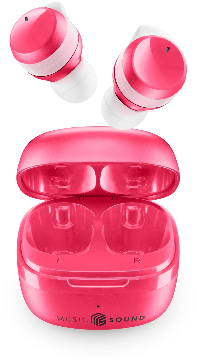 FLOW True Wireless Kopfhörer pink FLOW True Wireless Kopfhörer pink von Cellular Line