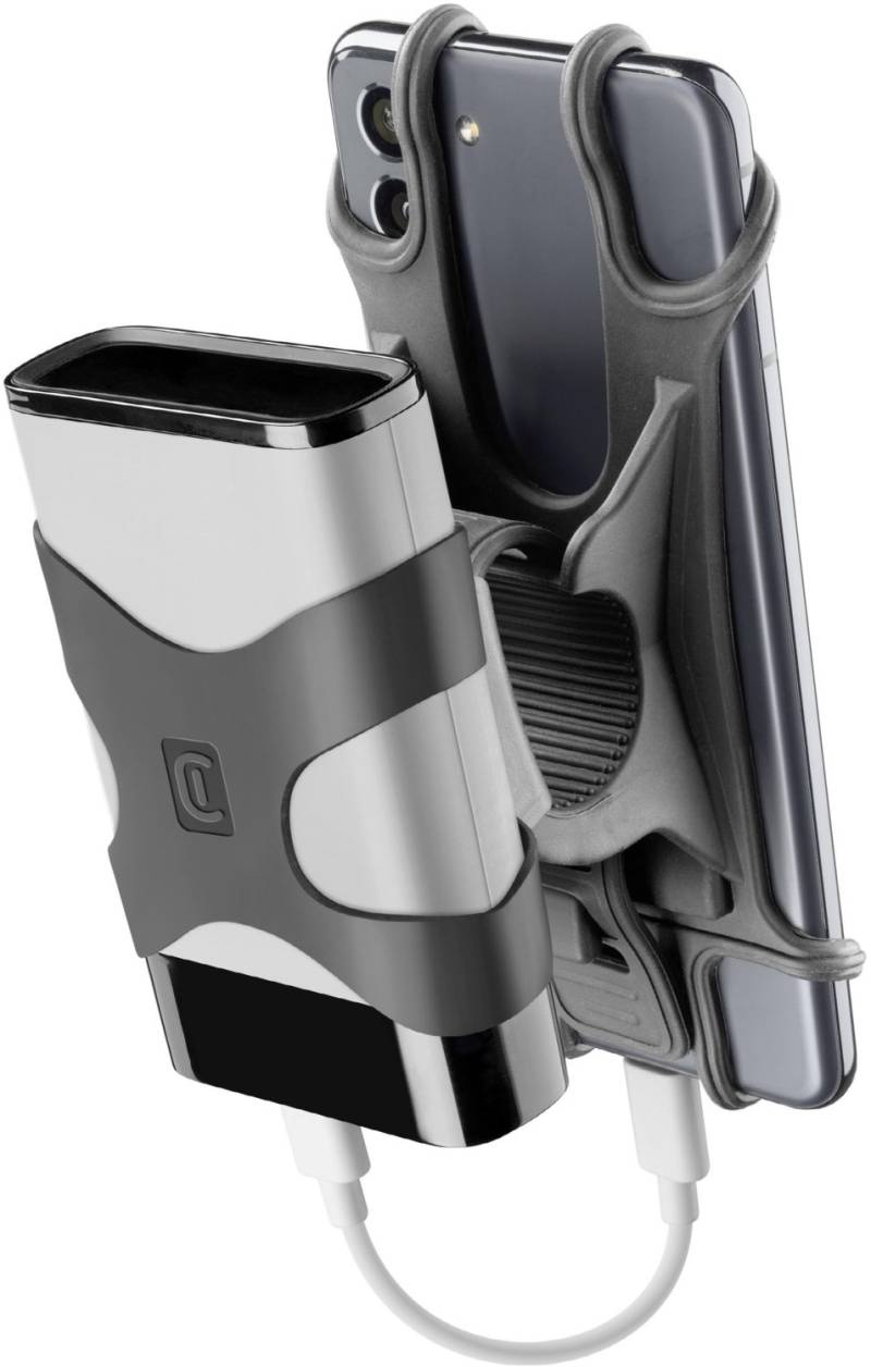 Handlebar Holder für Powerbank schwarz von Cellular Line