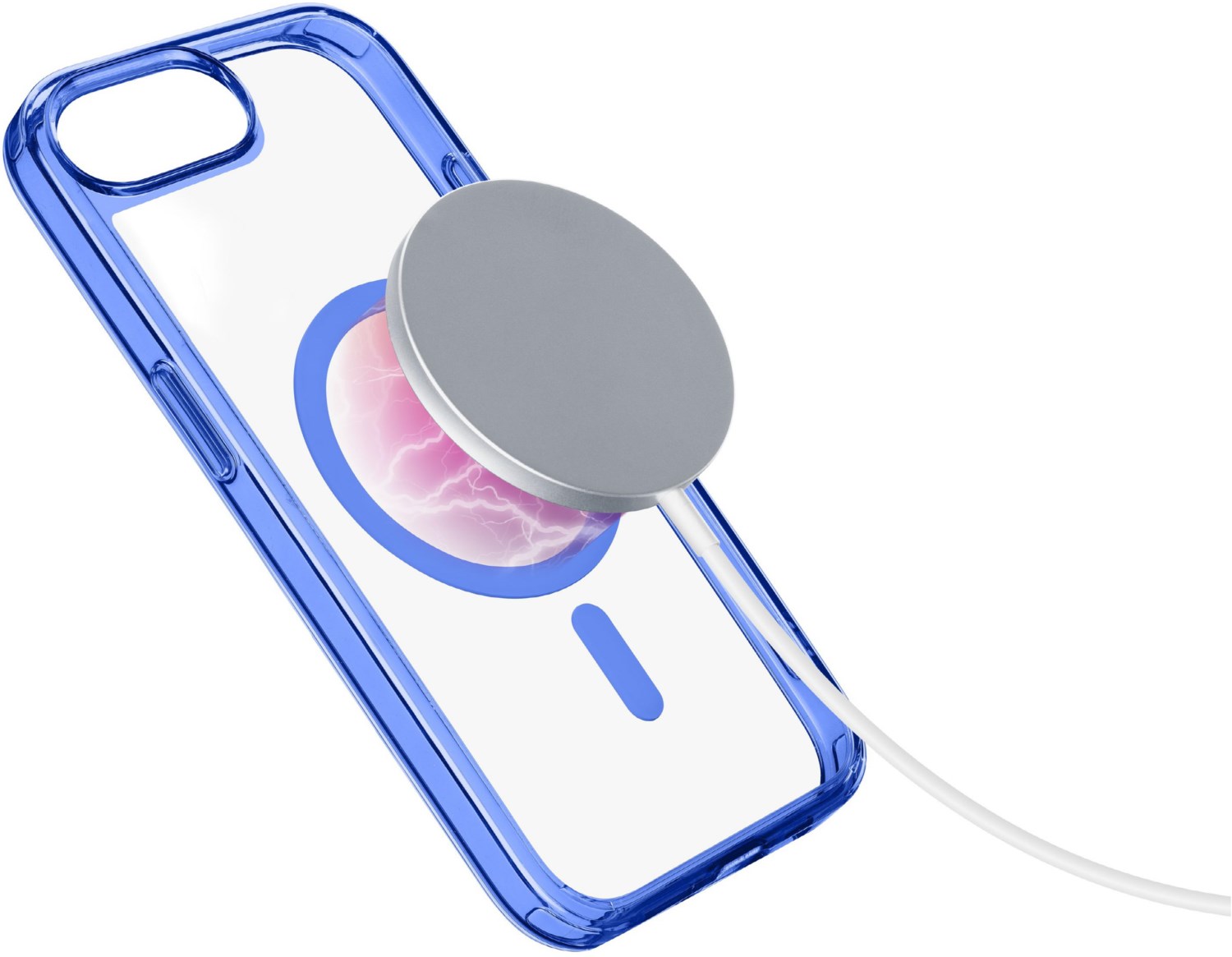 Iconic MagSafe Case für iPhone 16e blau Iconic MagSafe Case für iPhone 16e blau von Cellular Line