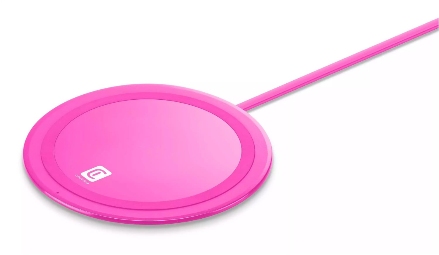 Neon Qi-Universal-Ladegerät (10W) pink von Cellular Line