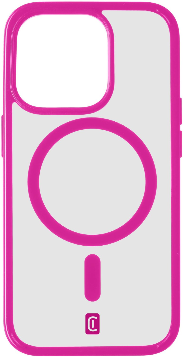 Pop Mag Cover für iPhone 15 Pro pink von Cellular Line