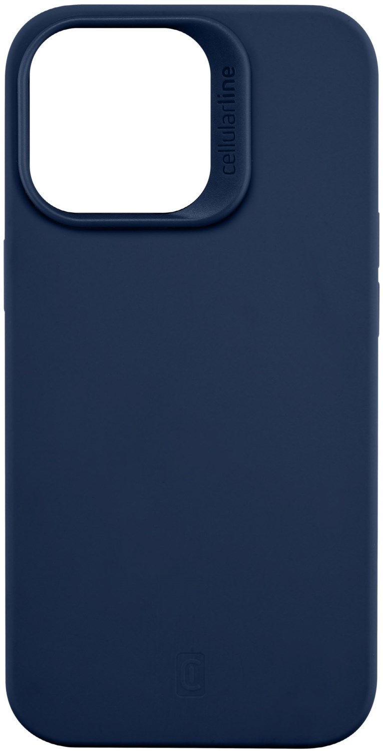 Sensation Backcover für iPhone 14 Pro blau von Cellular Line