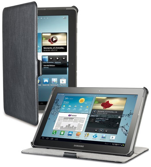 Tablet Vision für Galaxy Tab2 eBook-/Tablet-Schutzhülle schwarz von Cellular Line