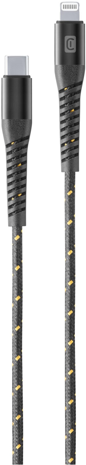 Tetra Force USB-C>Lightning (2m) schwarz von Cellular Line