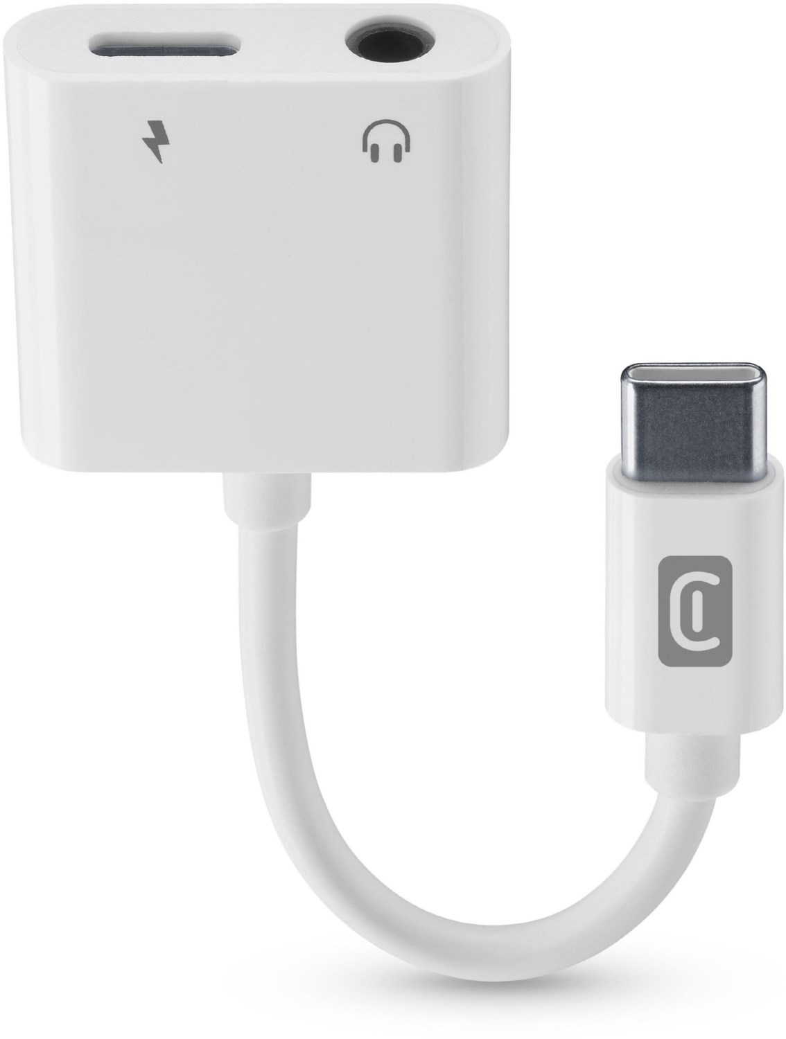 USB-C > USB-C/3,5mm Klinke Adapter weiß USB-C > USB-C/3,5mm Klinke Adapter weiß von Cellular Line