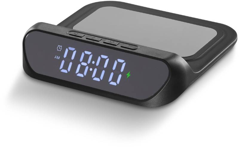 Wireless Clock Charger Wecker schwarz von Cellular Line