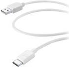 Cellular Line MEDIUM - USB-Kabel - USB-C (M) zu USB (M) - 60 cm - weiß (USBDATA06USBCW) von CellularLine