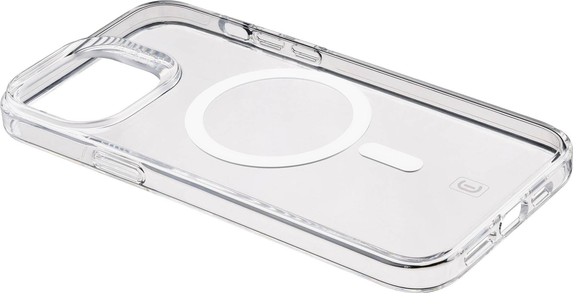 Cellularline Gloss Mag Handy-Schutzhülle 15,5 cm (6.1 ) Cover Transparent - Weiß (GLOSSMAGIPH14PROT) von CellularLine