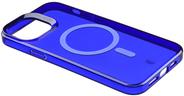 Cellularline Gloss Mag - iPhone 14. Etui-Typ: Cover, Markenkompatibilität: Apple, Kompatibilität: iPhone 14, Maximale Bildschirmgröße: 15,5 cm (6.1), Oberflächenfärbung: Monochromatisch, Produktfarbe: Blau, Transparent, Weiß (GLOSSMAGIPH14B) von CellularLine