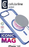 Cellularline Iconic MAG MagSafe Case - für Apple iPhone 16E - Blue (ICONICMAGIPHSE4B) von CellularLine