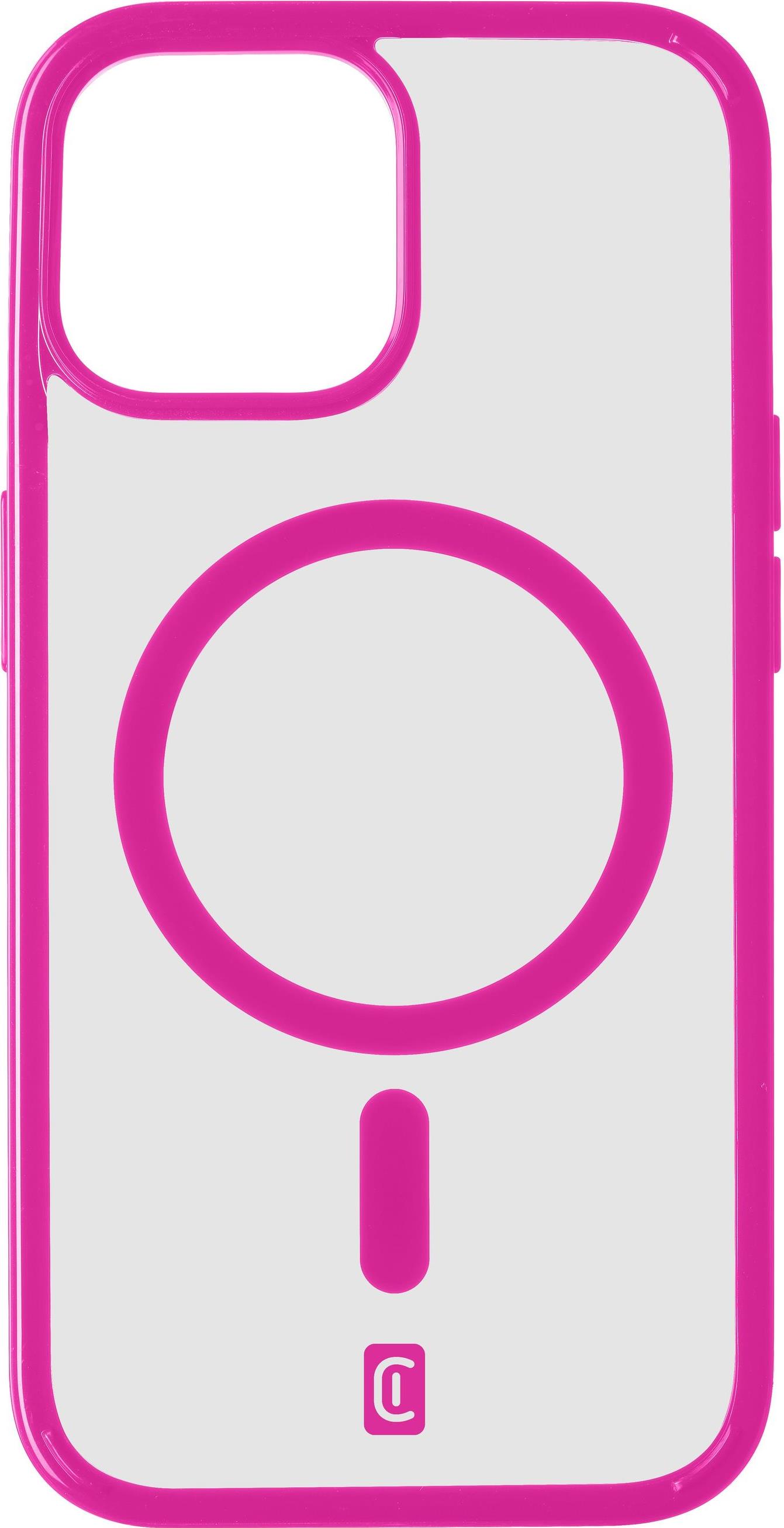 Cellularline Pop Mag - iPhone 15 - Cover - Apple - iPhone 15 - 15,5 cm (6.1) - Fuchsie - Transparent (60479) von CellularLine