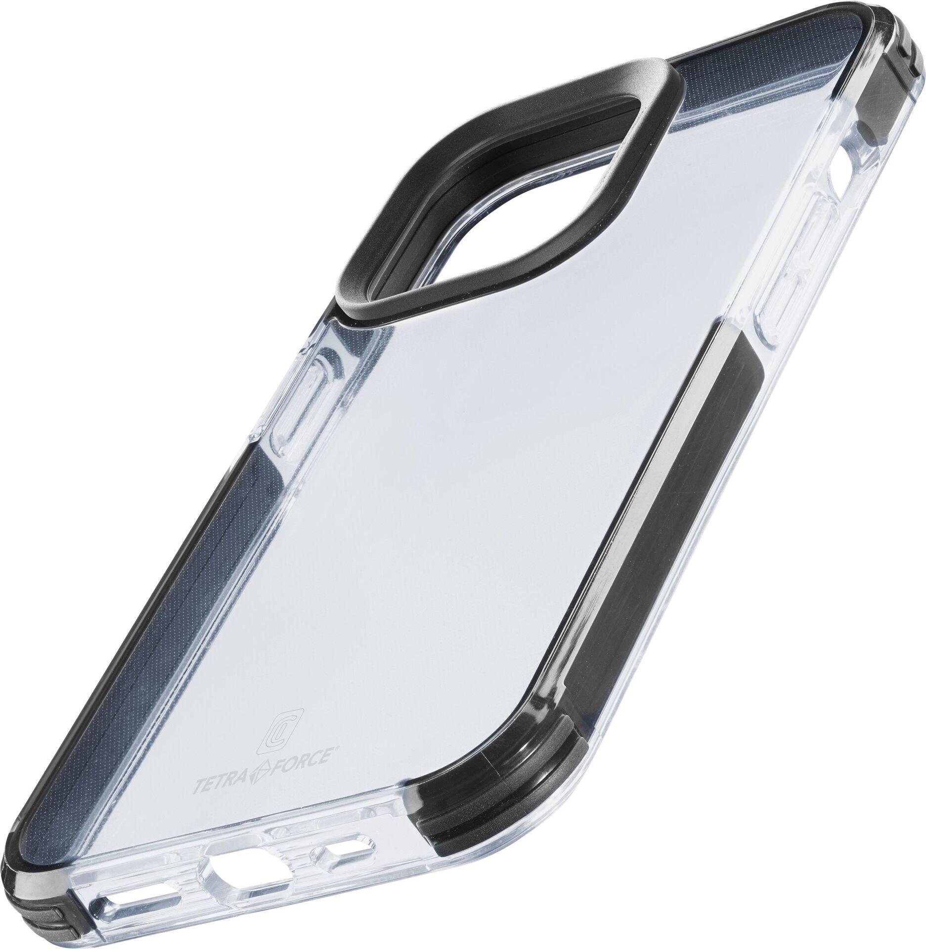 Cellularline Tetra Force Strong Guard - iPhone 15 Pro - Cover - Apple - iPhone 15 Pro - 15,5 cm (6.1) - Schwarz - Transparent (TETRACIPH15PROT) von CellularLine