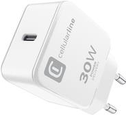 Cellularline USB Typ-C Travel Charger One 30W - Ladegerät (60039) von CellularLine