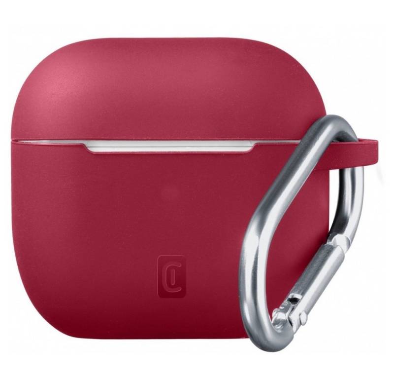 Cellularline BOUNCEAIRPODS3R Schutzhülle für AirPods 3 in Rot. Schnurloses DECT-Telefon von Cellularline