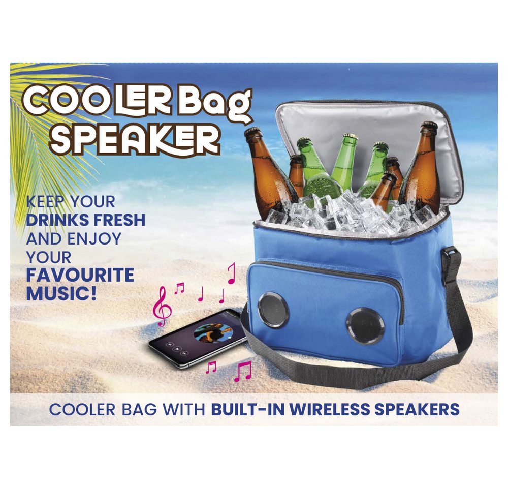 Cellularline Bluetooth Speaker Cooler Bag Blue Bluetooth-Lautsprecher Cellularline Bluetooth Speaker Cooler Bag Blue Bluetooth-Lautsprecher von Cellularline