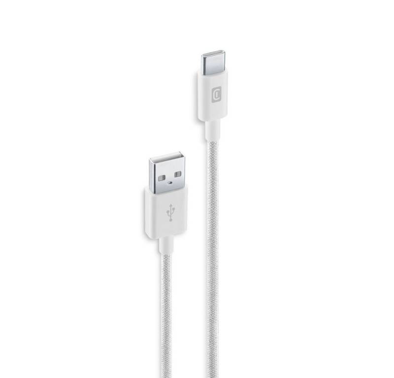 Cellularline Braided Data Cable USB-A/ Typ-C (60908) USB-Kabel von Cellularline