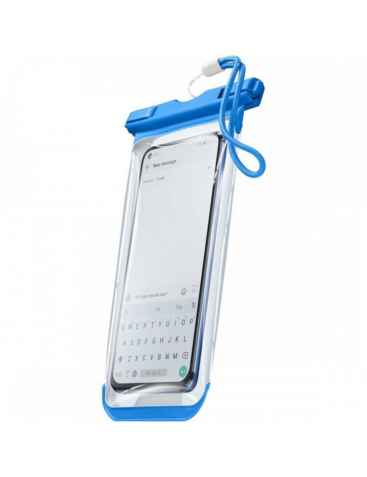 Cellularline Case zum Umhängen Handyhülle Case Handykette Schutz mit Band Kordel Kette Schnur zum Umhängen kompatibel mit Smartphones von Cellularline