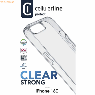 Cellularline Cellularline Clear Strong Case für Apple iPhone 16e von Cellularline